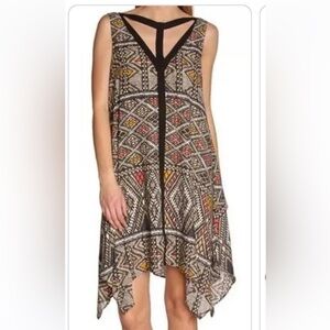 Geometric Pattern Sleeveless Tion  Dress from BcbgMaxAzria